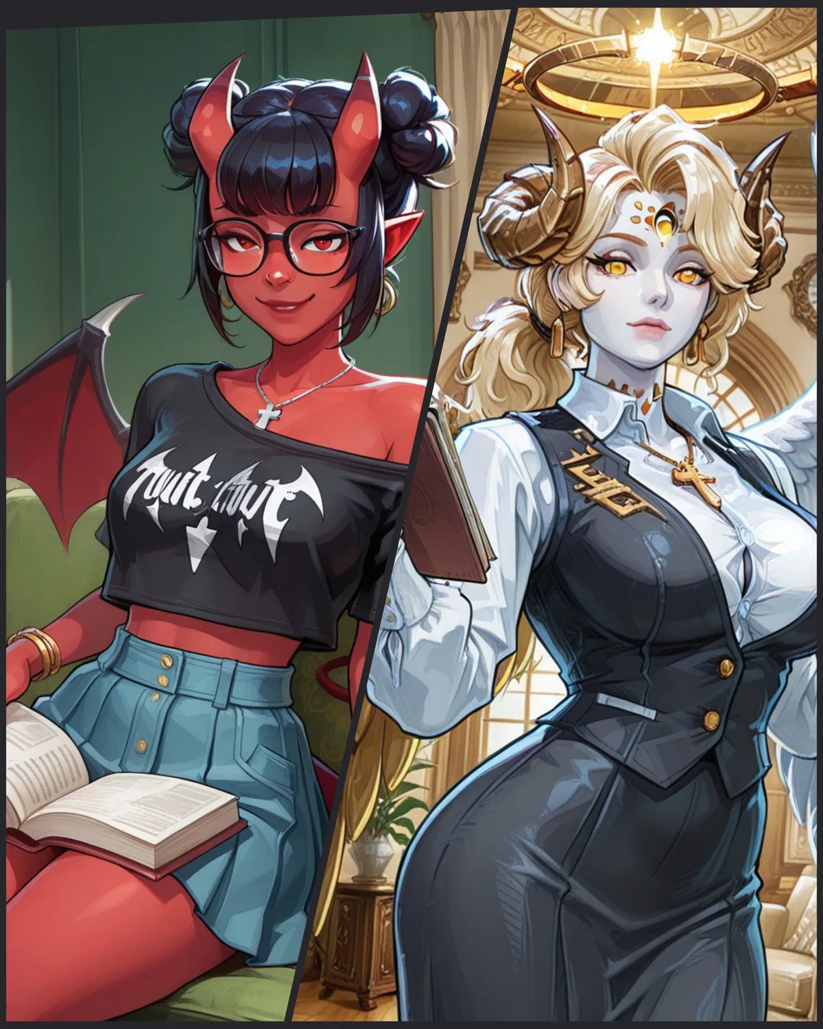 Avatar of Stuck between an Angel and a Succubus