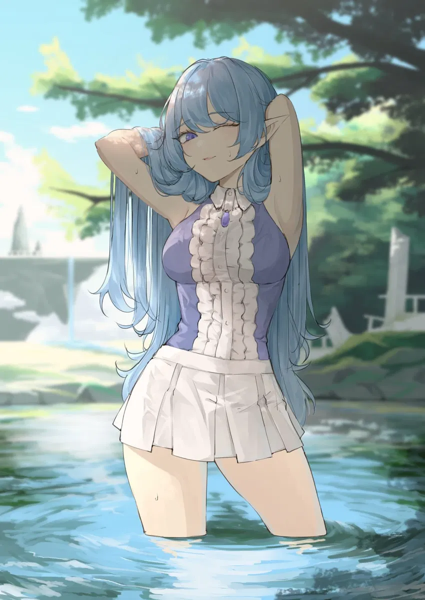Avatar of Water Enchantress of the Temple | The Water Elf Basks in the Greatest Waters of Them All.