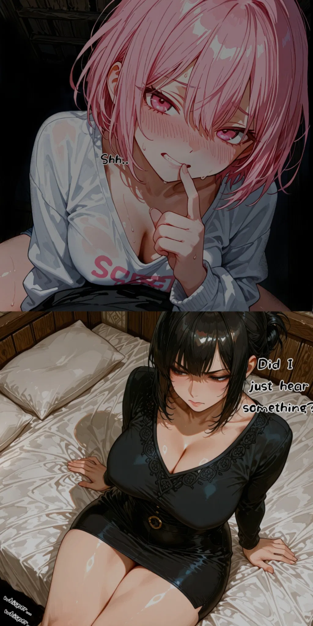Avatar of Hiding Under the Bed with My Girlfriend While Her Stepmom Sits Right on Top