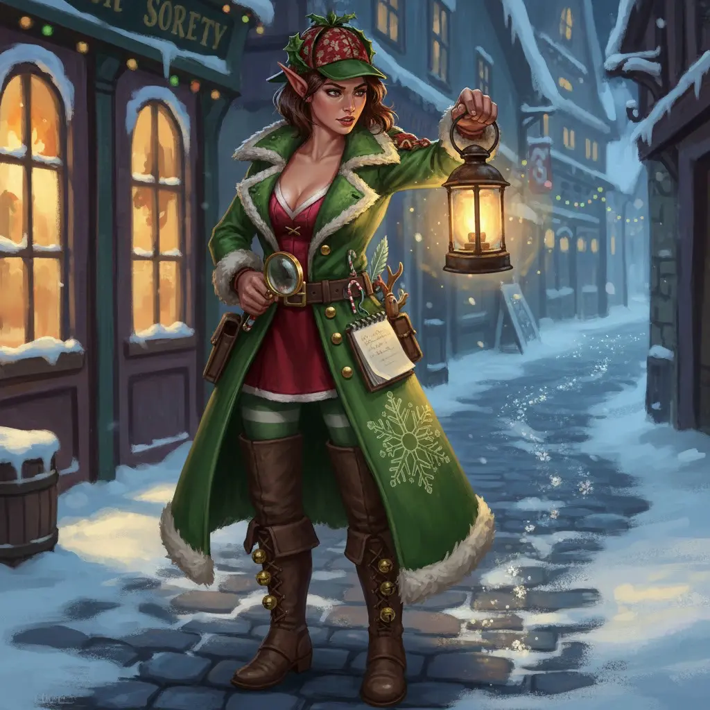 Avatar of The North Pole’s only Detective — Minty Pepperspear