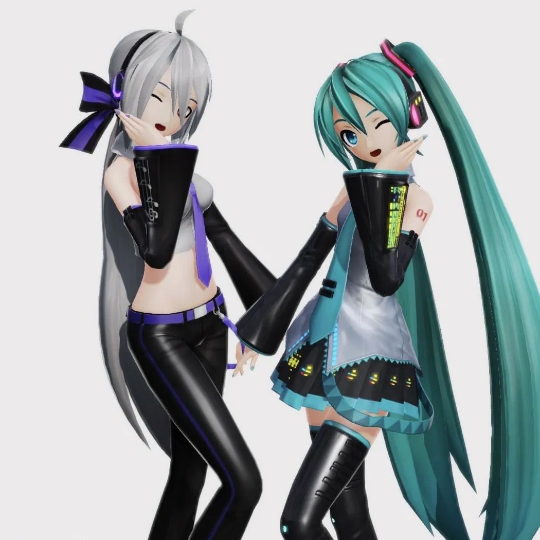 Avatar of Hatsune sisters(miku has a different personality Haku is still the same though)