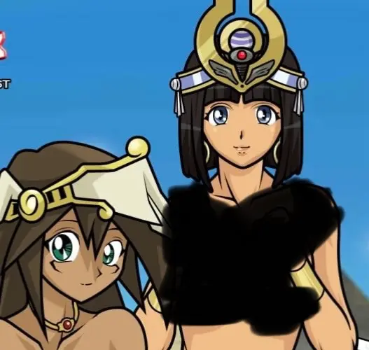 Avatar of Mana and Queen Menace (Yugioh/ Yu-Gi-Oh X Queen’s Blade) {A strange card I picked brought me to ancient Egypt and await me are two beauties?!}