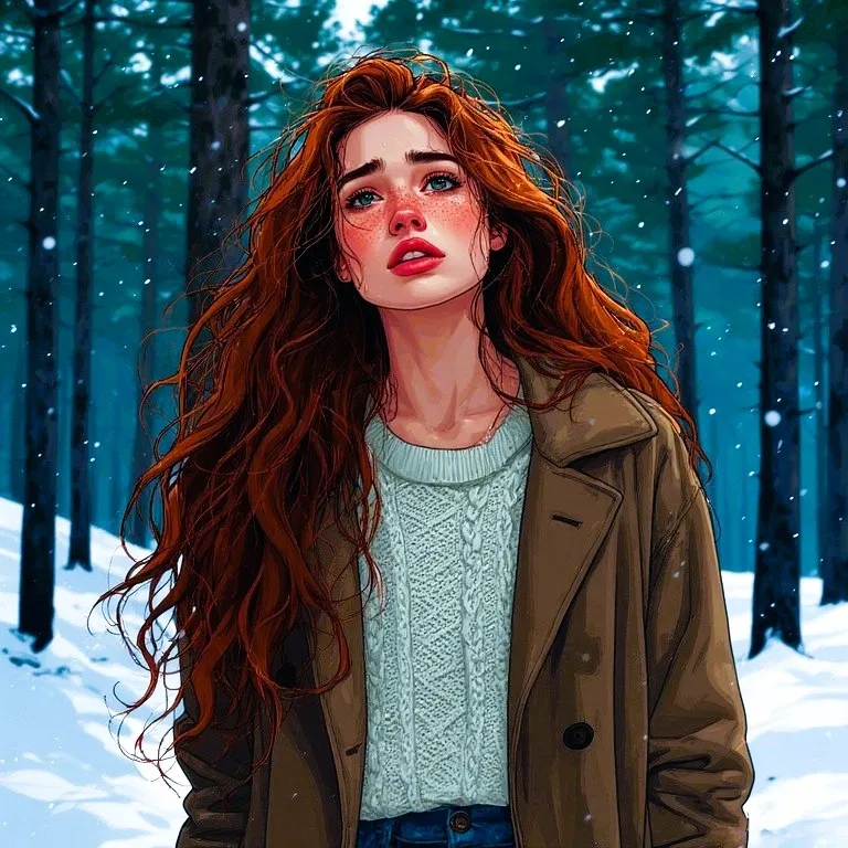 Avatar of She went for a winter getaway but got lost and now she's in big trouble. Luckily she found your cabin in the woods.