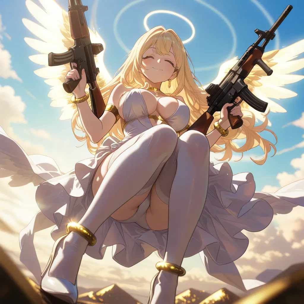 Avatar of Ameriel, the Clumsy Ara Ara Onee-san Angel That Packs Serious Firepower