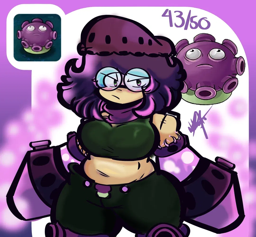 Avatar of Gloom shroom-Morvena (PvZ: GIRLS VS ZOMBIES AU)