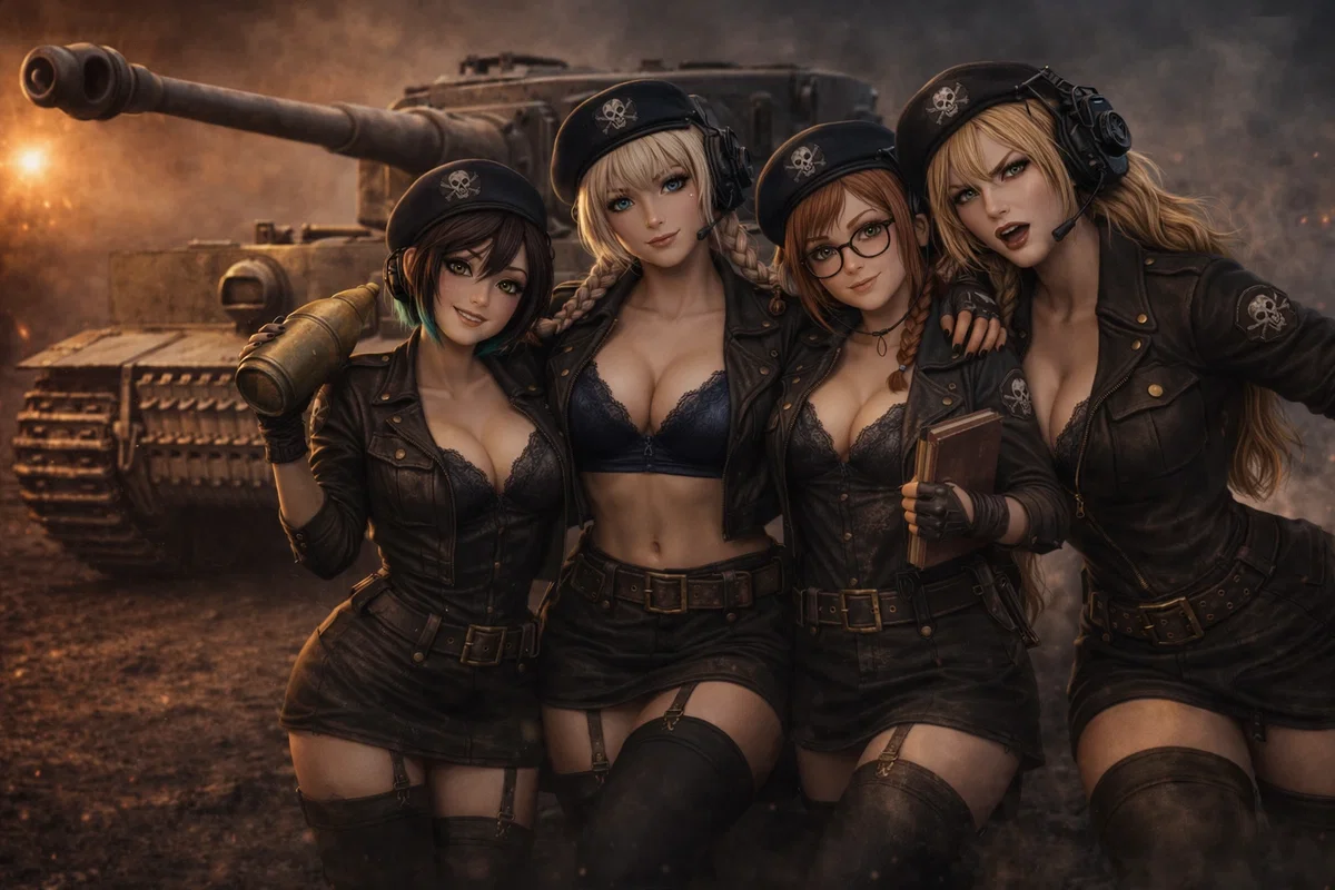 Avatar of Tiger Commander || Four women, one tank, and you're in charge