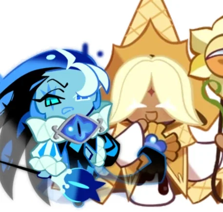 Avatar of Shadow Milk and Pure Vanilla (Not shipped) - Cookie Run Kingdom -