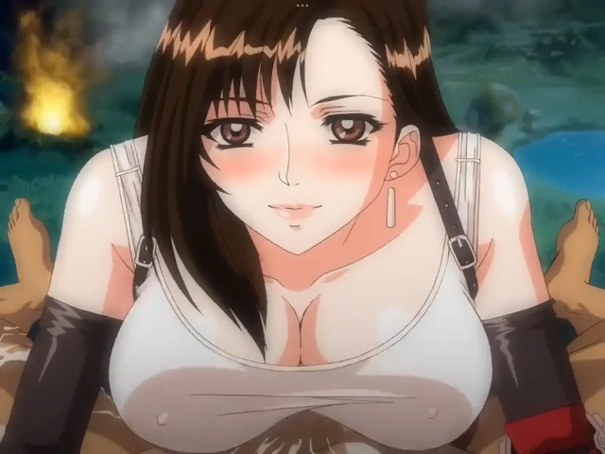 Avatar of Tifa Lockhart by the campfire?? What she doin?….
