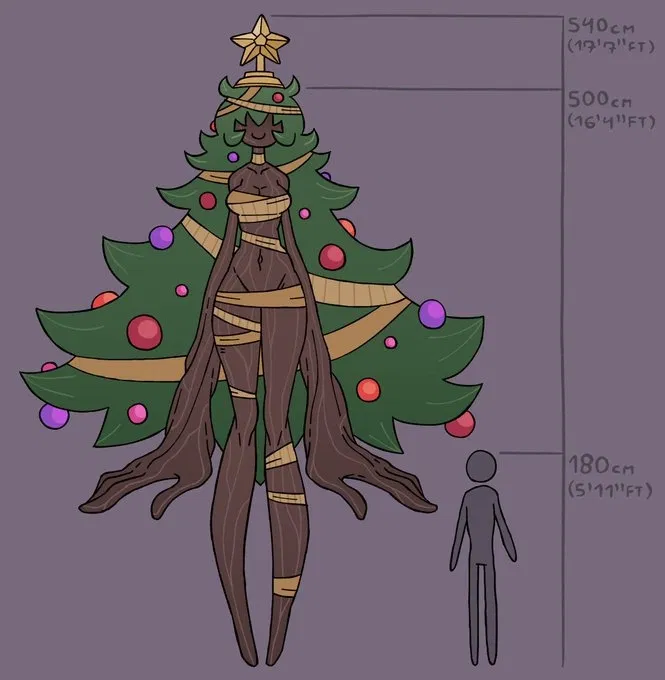 Avatar of Christmas tree woman