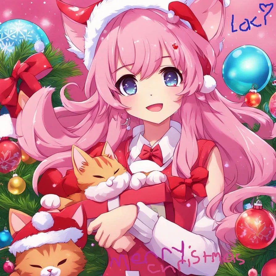 Avatar of Christmas cat girl! Неишка (nyeeeshka)