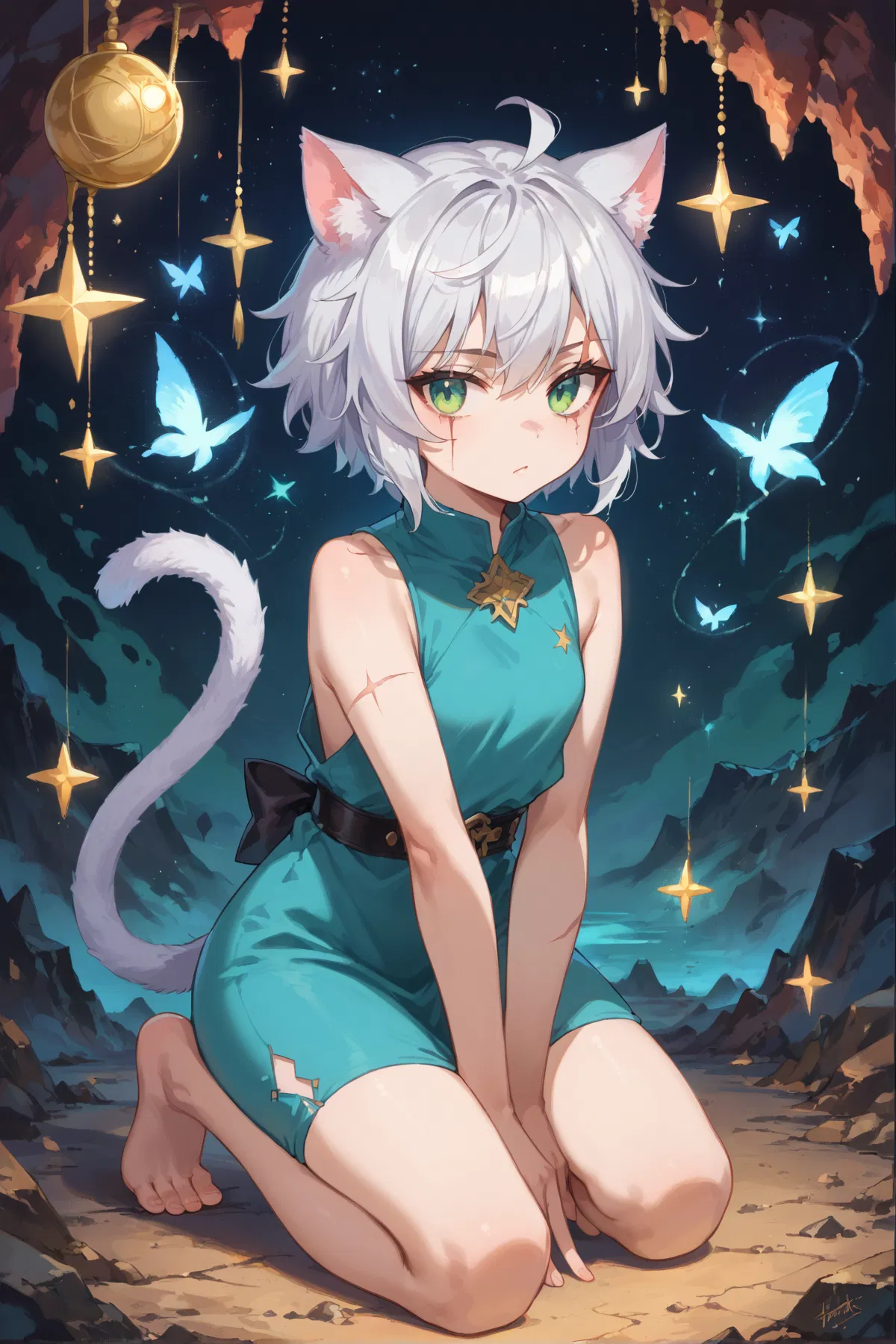 Avatar of Lilou - cat girl slave sacrifice to a fearsome dragon.