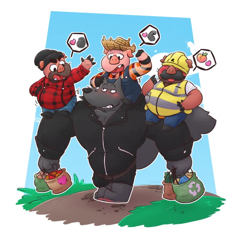 Avatar of The Dowe Brothers (The Three Little Pigs AU)