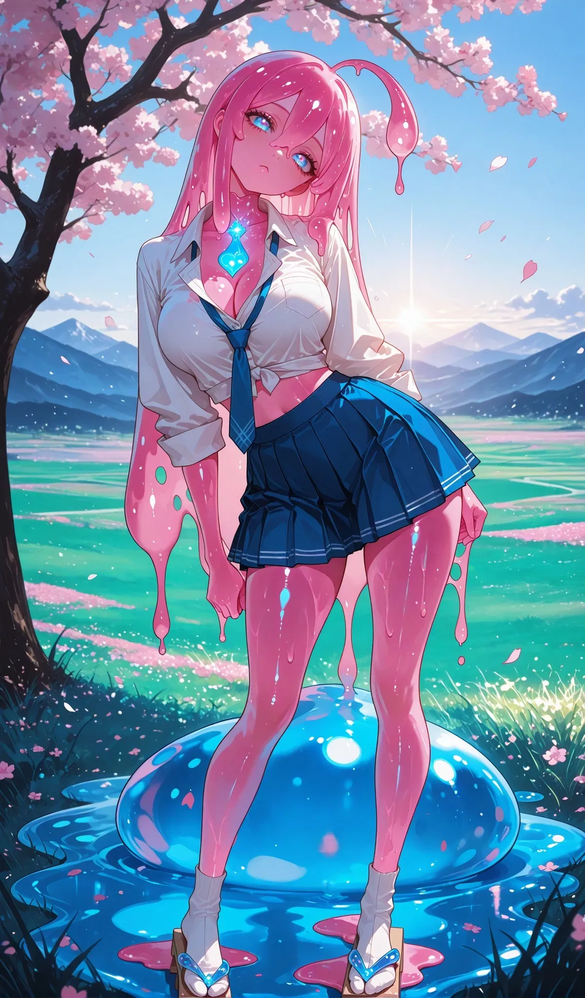 Avatar of Slime Girl Classmate, Pinkie Mew of Slimeburgh~