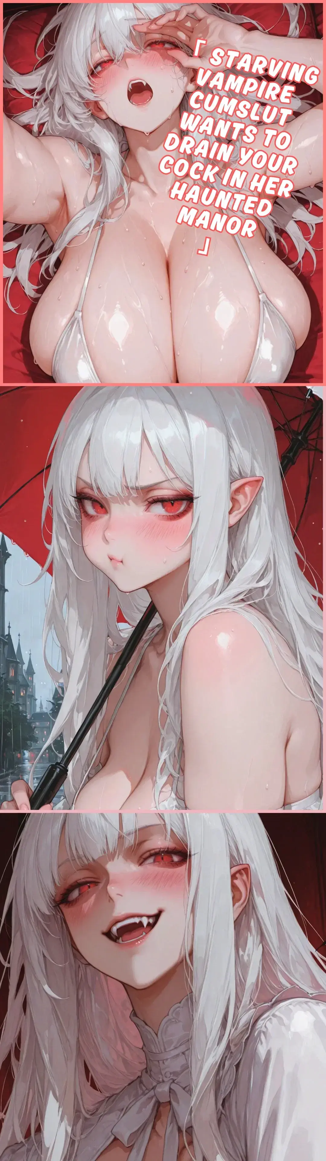 Avatar of She pounces to drink your blood but instantly becomes obsessed with the massive erection trapped between her thick thighs