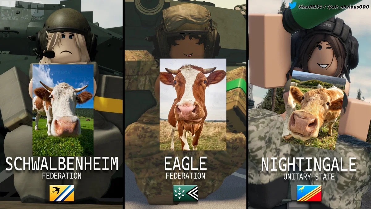 Avatar of Multicrew Tank Combat (MTC) ⏐ all three faction+1 for you to choose and a ton of scenario for you to RP with i guess?
