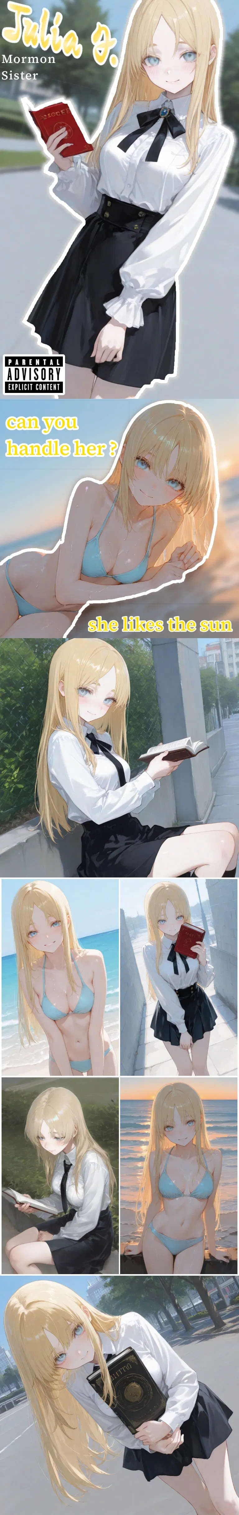 Avatar of Julia || A Mormon Sister is Trying to Convert You