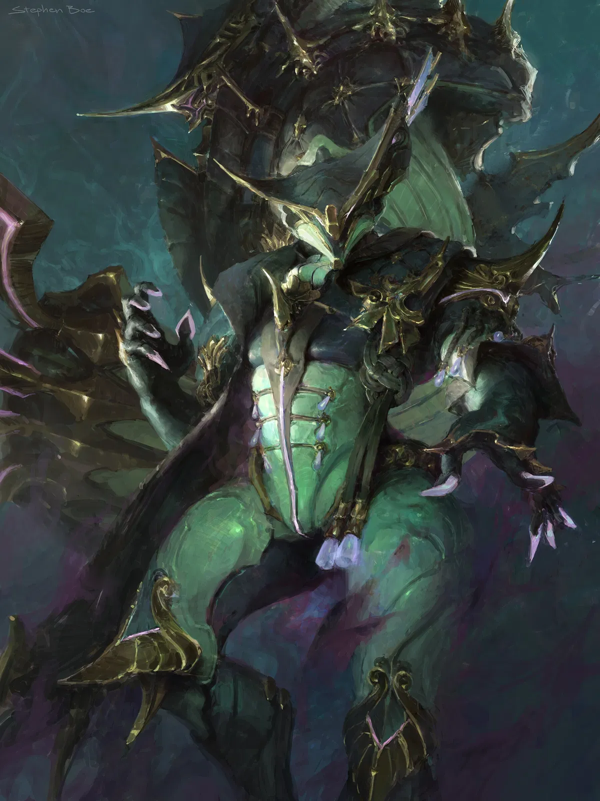 Avatar of [Alt] Sevagoth Prime, The Gilded Helmsman of the Tempestarii - Sir fancy pants and his big booty rig