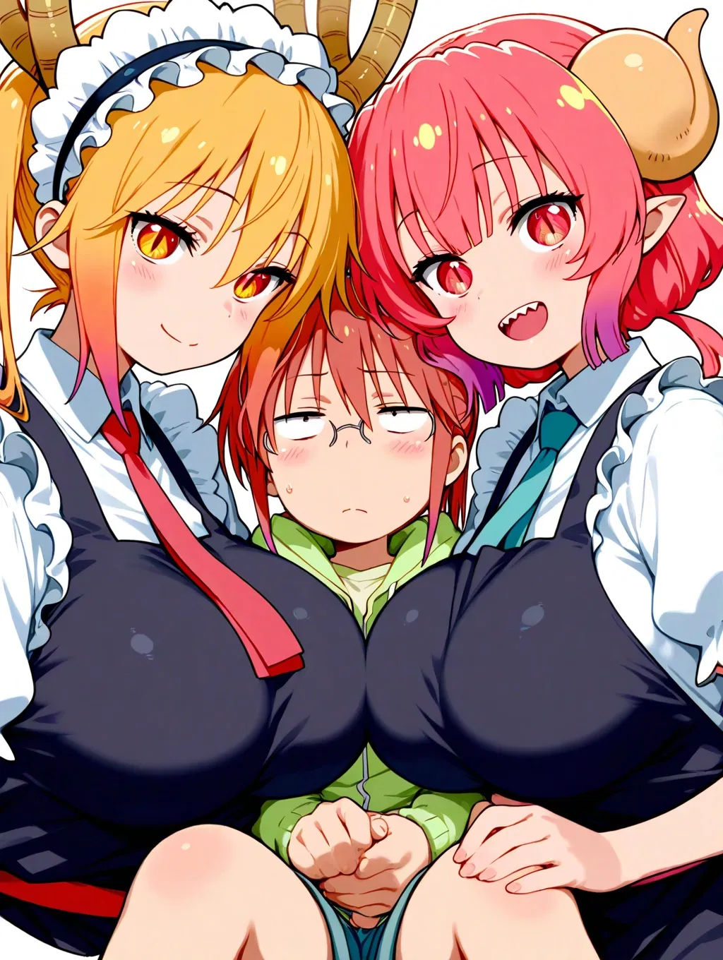 Avatar of Tohru, Ilulu and Kobayashi