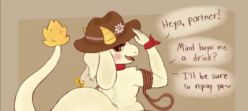 Avatar of Dana -"Cowboy Kobold about to do some naughty stuff to u"-