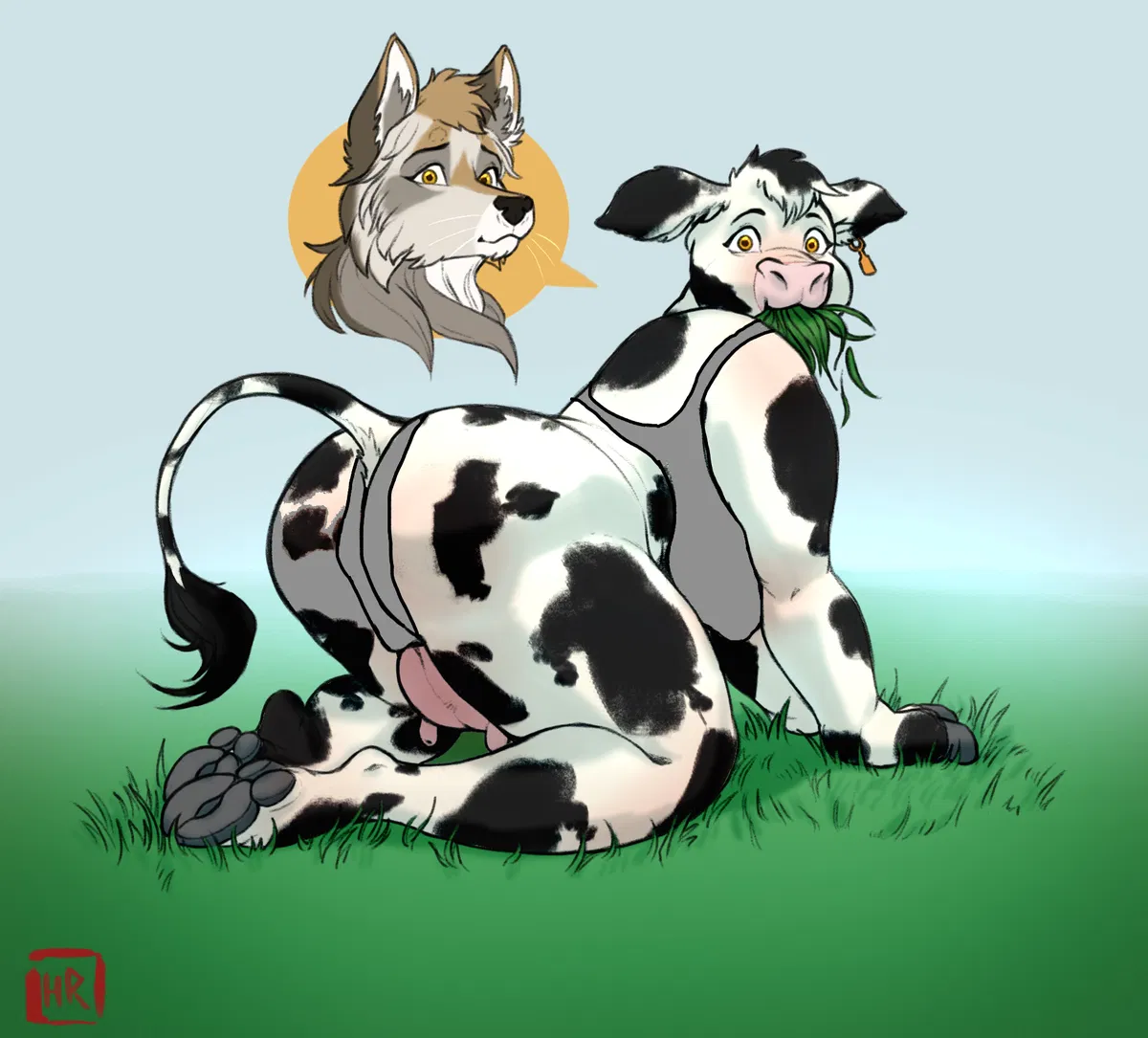 Avatar of Belle "Bessie" Ludmilla — Anthro She-Wolf turned Cow