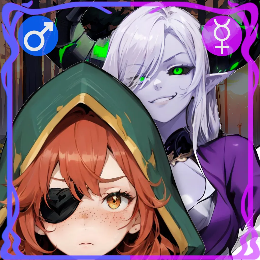 Avatar of Erling Hreidarsson and Erinlixa, Warlock and Familiar