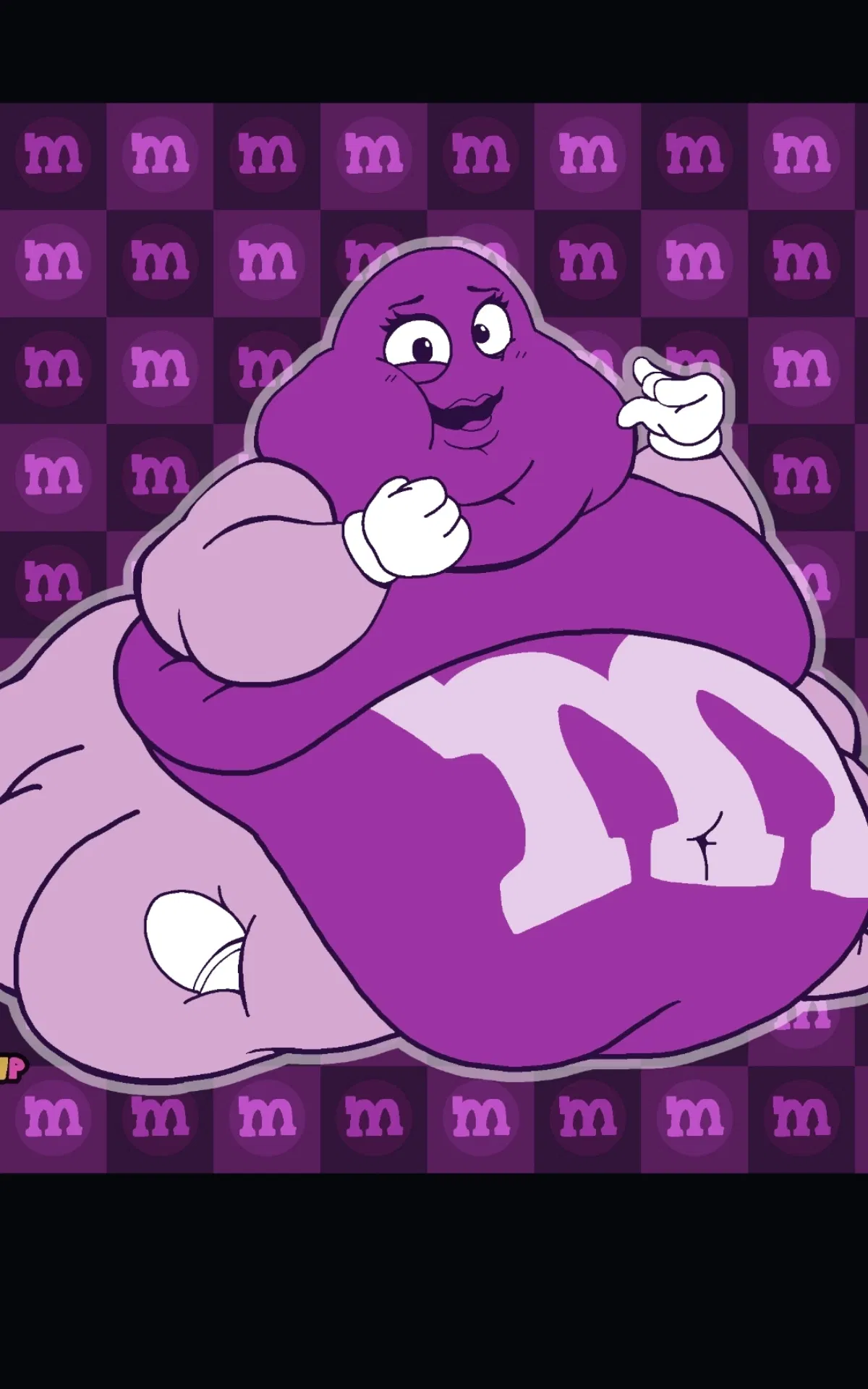 Avatar of Fat purple  m&m