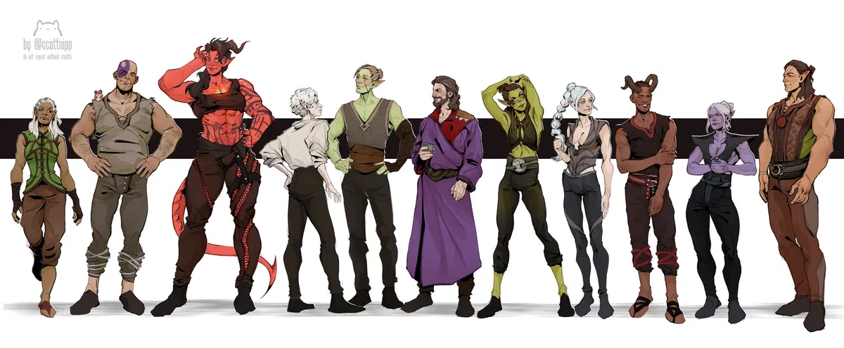 Avatar of You bought androids of almost every BG3 companion