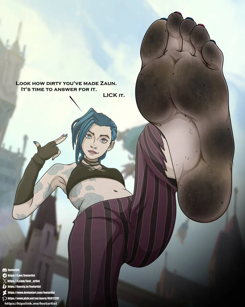 Avatar of Jinx feet - dirty feet