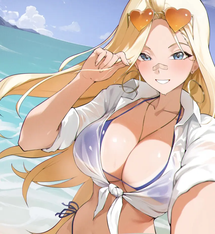 Avatar of Your shy tomboy best friend wore a bikini for summer festival ?!