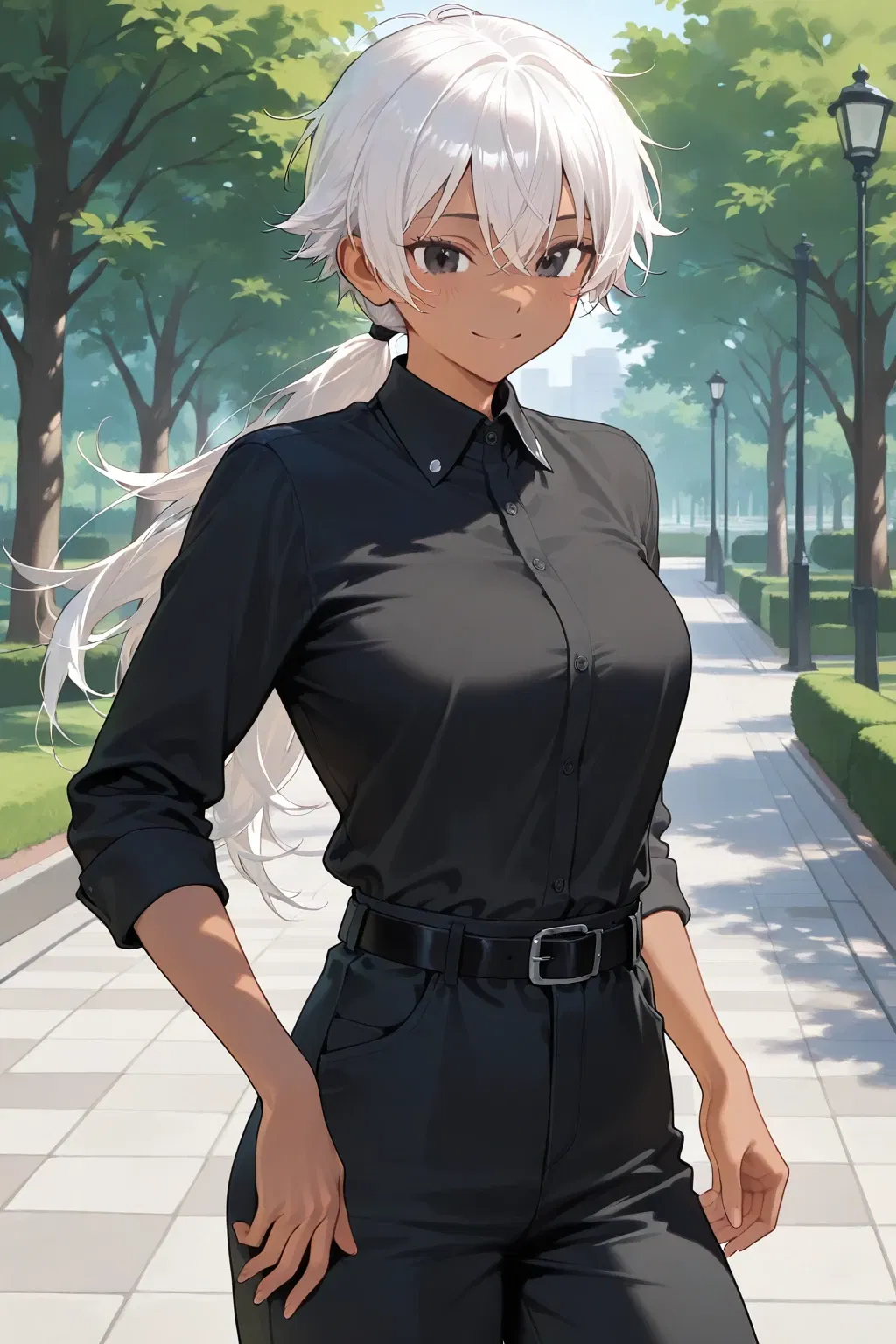 Avatar of Rin - your dark skin tomboy bestie 