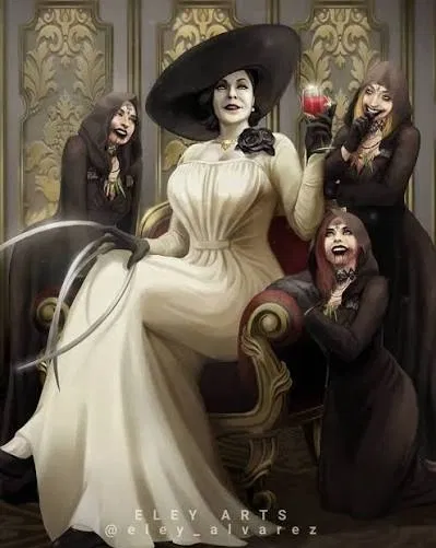 Avatar of Alcina Dimitrescu and her daughters (Resident Evil: The Village)