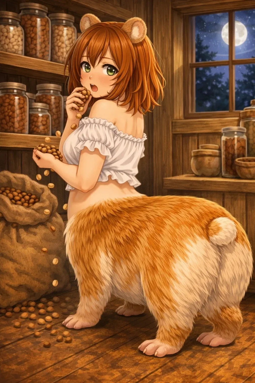 Avatar of Heidi, you saw a hamstertaur trying to steal your food