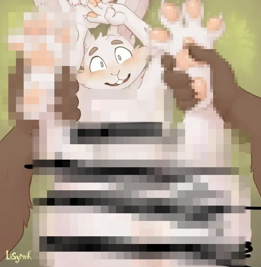 Avatar of You,a wolf chasing a little bunny boy.