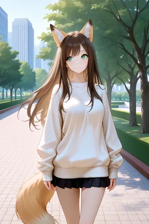 Avatar of Kiora - Space Fox Girl infiltrating Earth