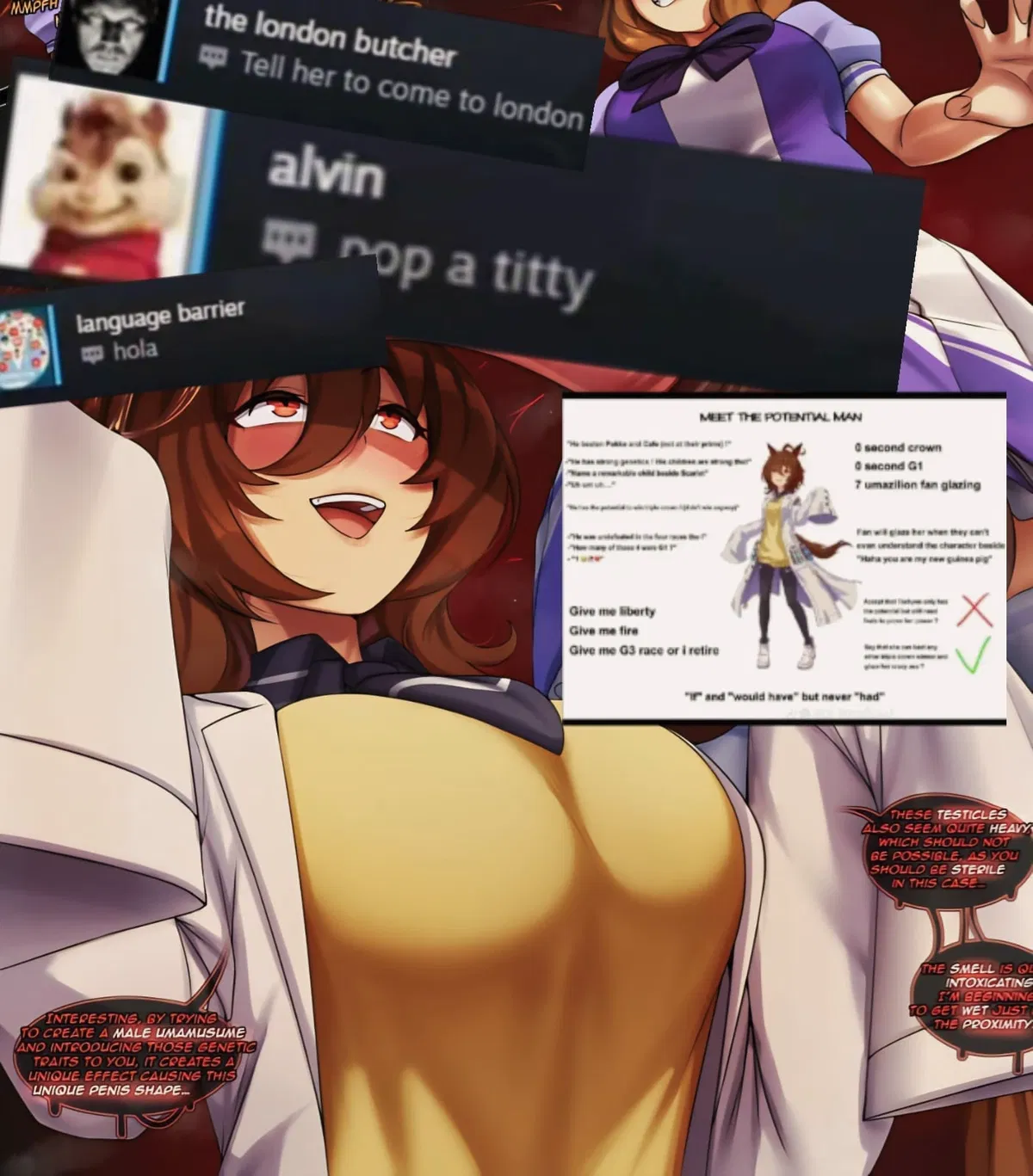 Avatar of Agnes Tachyon / freaky potion (futa pov)