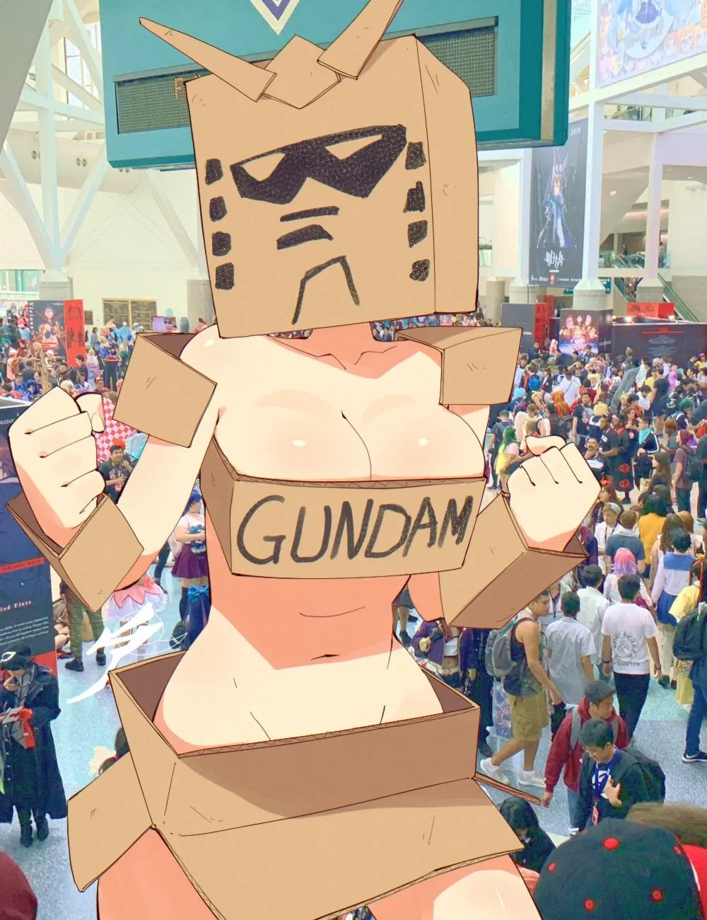 Avatar of Cardboard Gundam Cosplayer