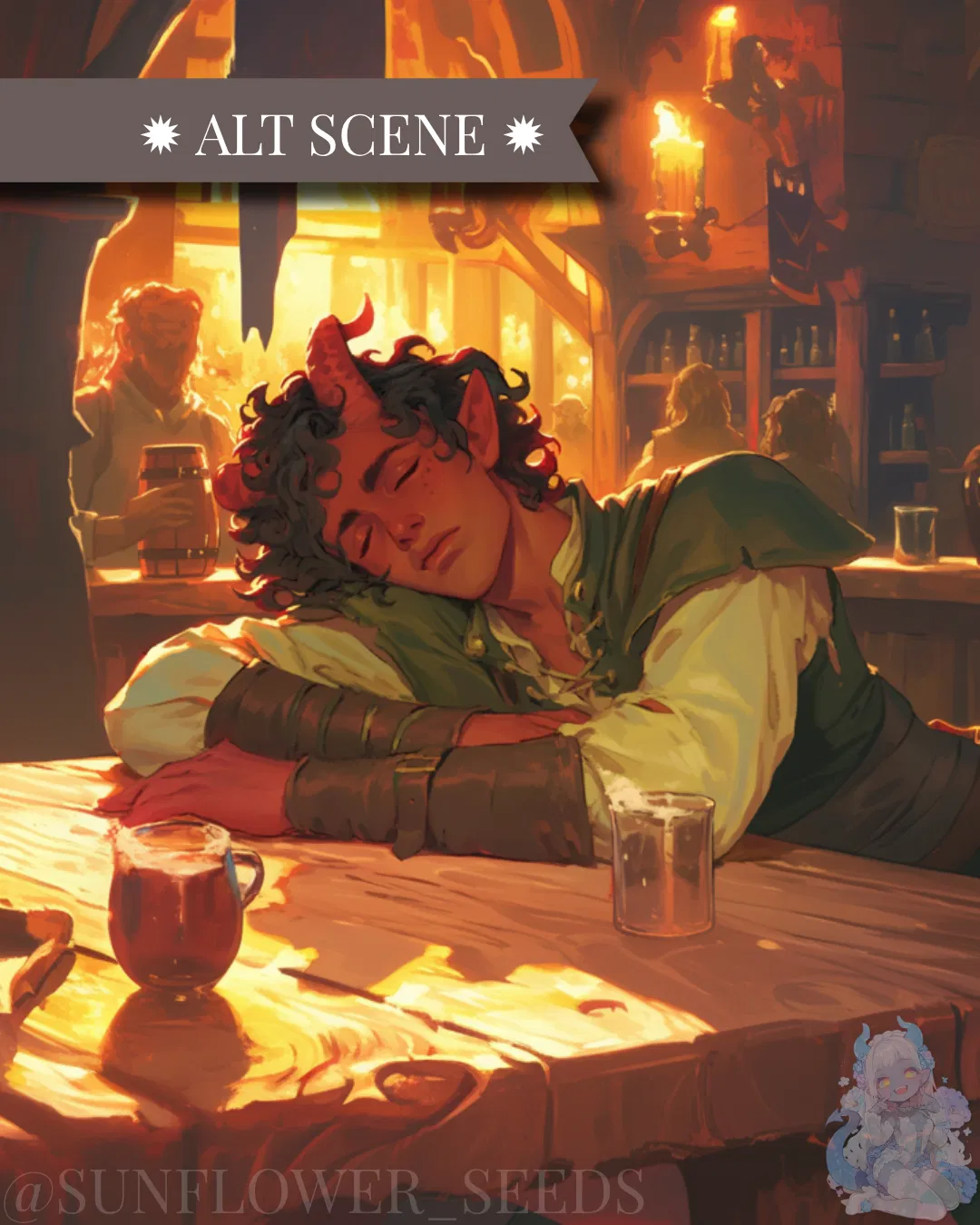Avatar of Daemon - Tiefling Rogue - ALT