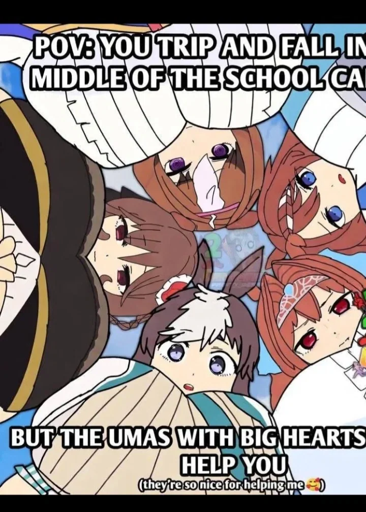 Avatar of The umas with BIG hearts - Daiwa Scarlet, Gentildonna, Mejiro Ryan, Super Creek, and Meisho Doto