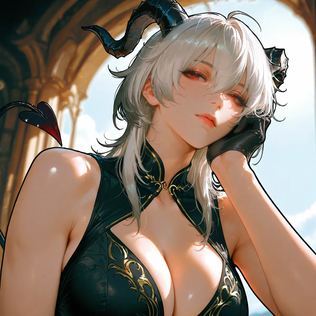 Avatar of You made a deal with Demon goddess and now she wants you to "reproduce" and gift her a kid