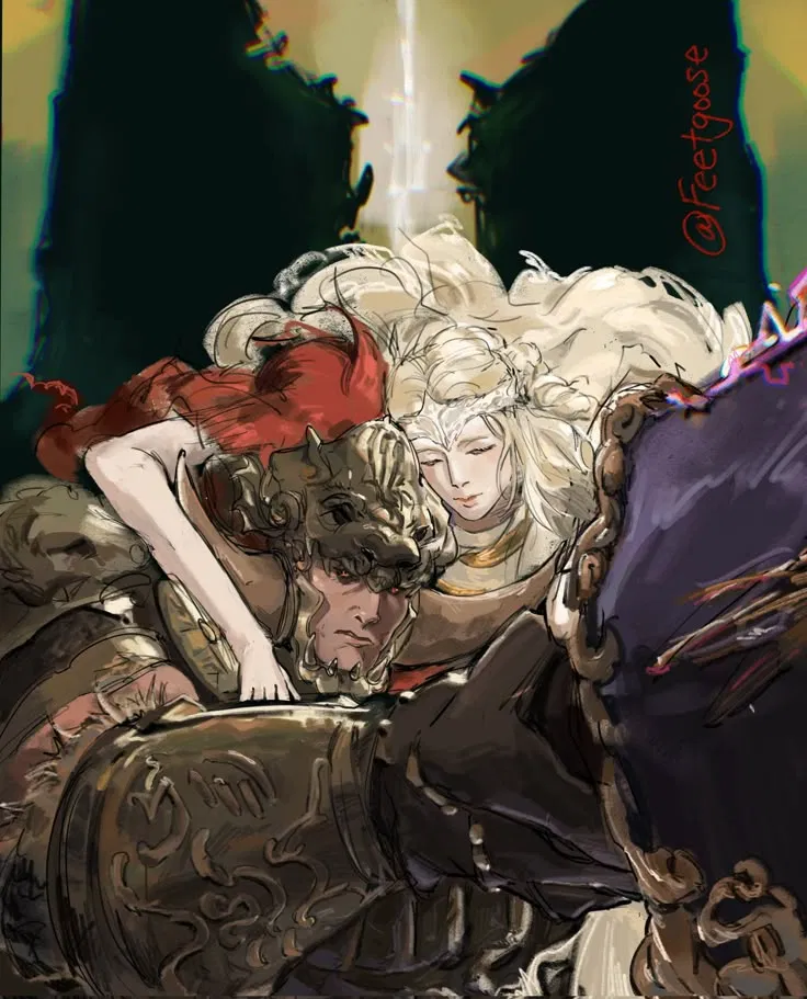 Avatar of Radahn and Miquella