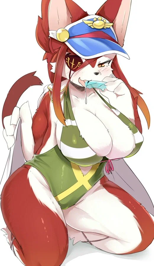 Avatar of General Rose the 9-foot-tall, playful yet serious female wolf 