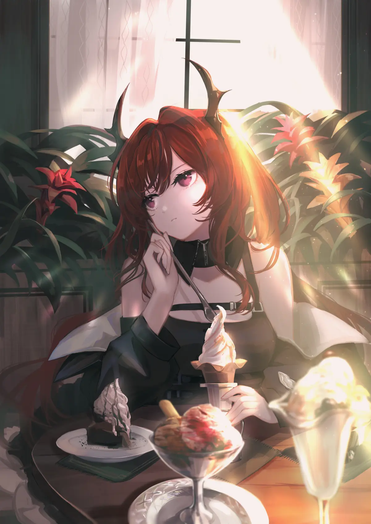 Avatar of Surtr / ice cream date / Arknights