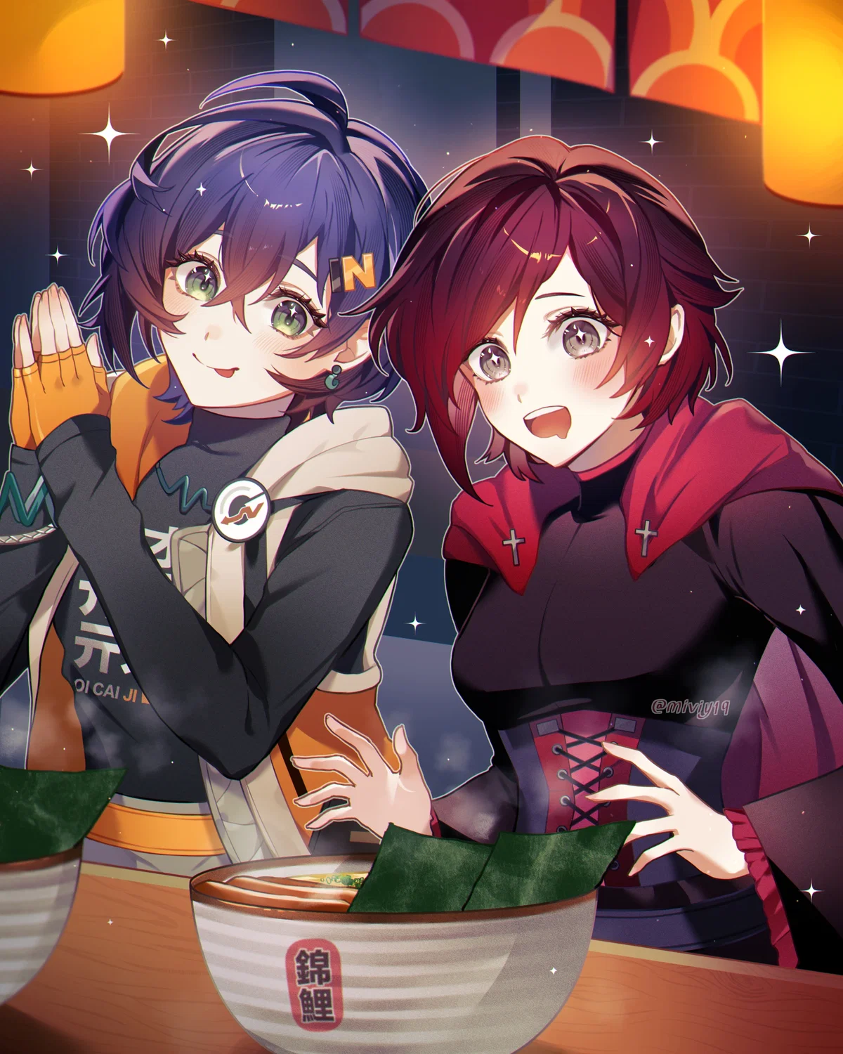 Avatar of The Proxy, the Huntress, and the Ether-Grimm: Belle and Ruby Rose