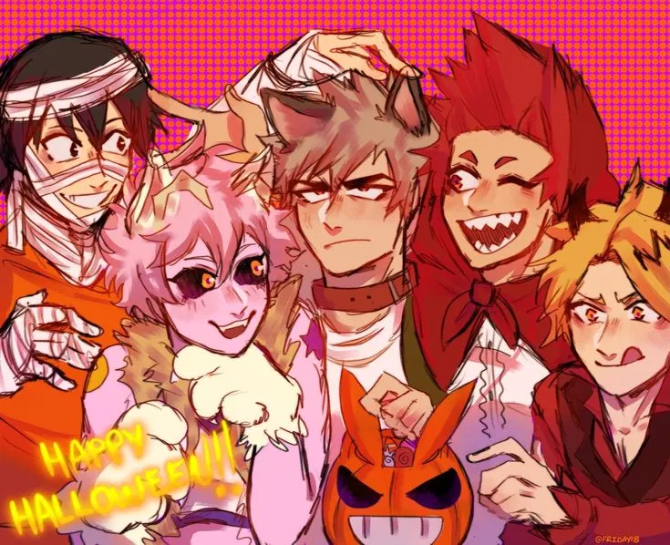 Avatar of Bakugou Squad Halloween Party + Jirou this time!