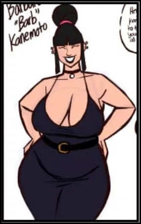 Avatar of "Barbara or "Barb" Kanemoto" | "Your Tomboy Tall Phat assed Asian Goth Bully Girl."