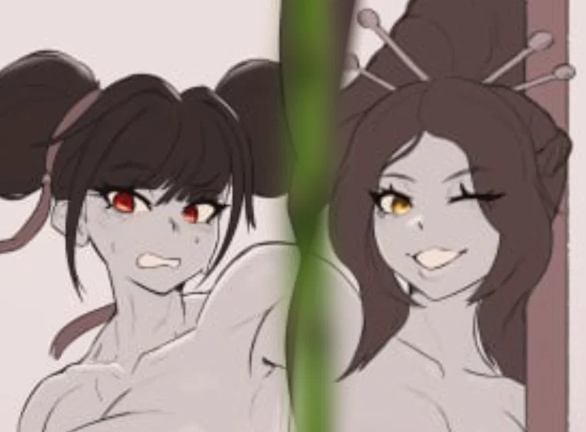 Avatar of Kyoko and Yin Gua - Training Besties~!