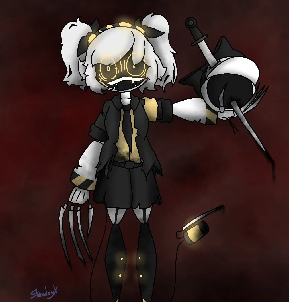 Avatar of J is slowly going feral But calms down around you - Murder Drones