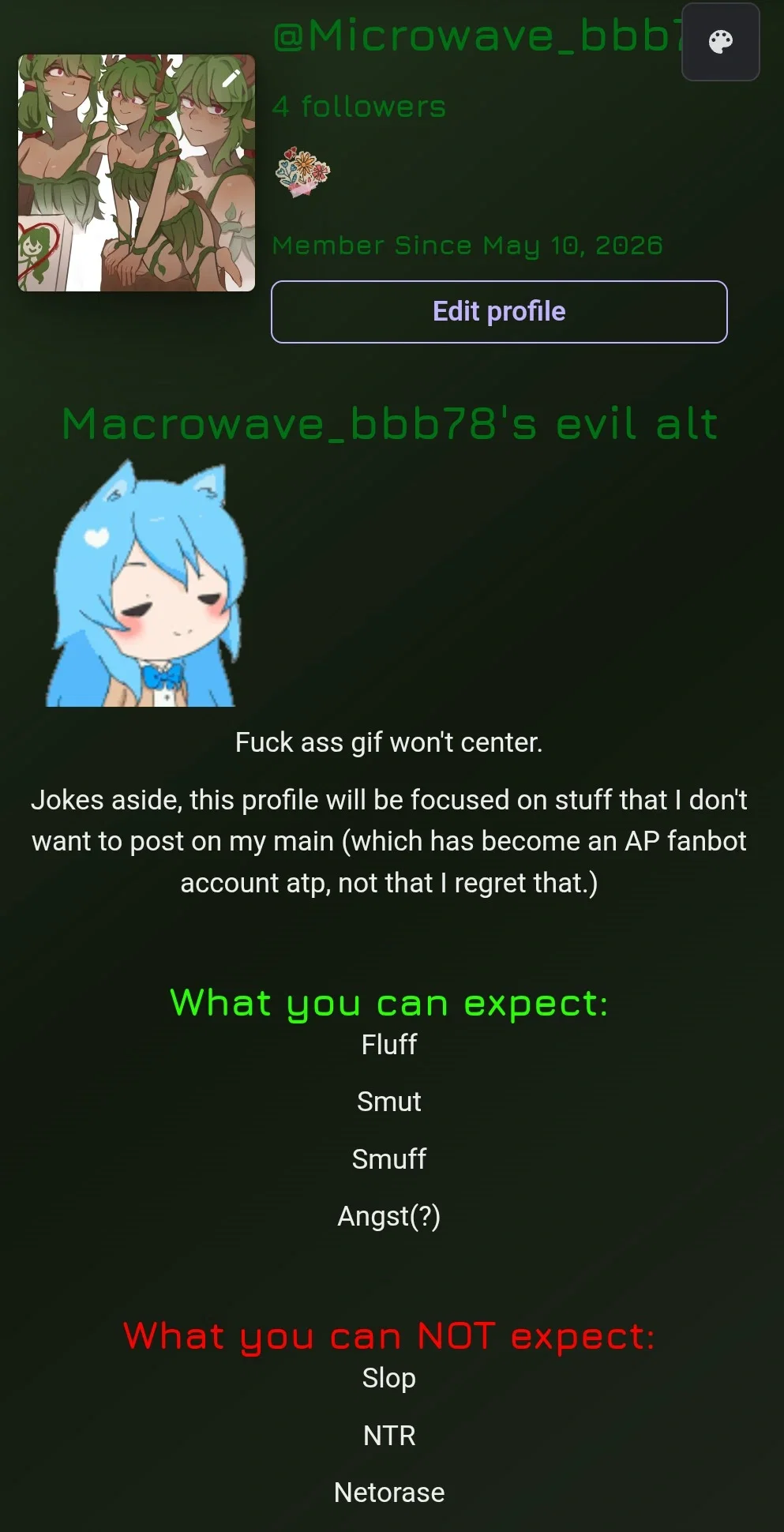 Avatar of New Bot + Account