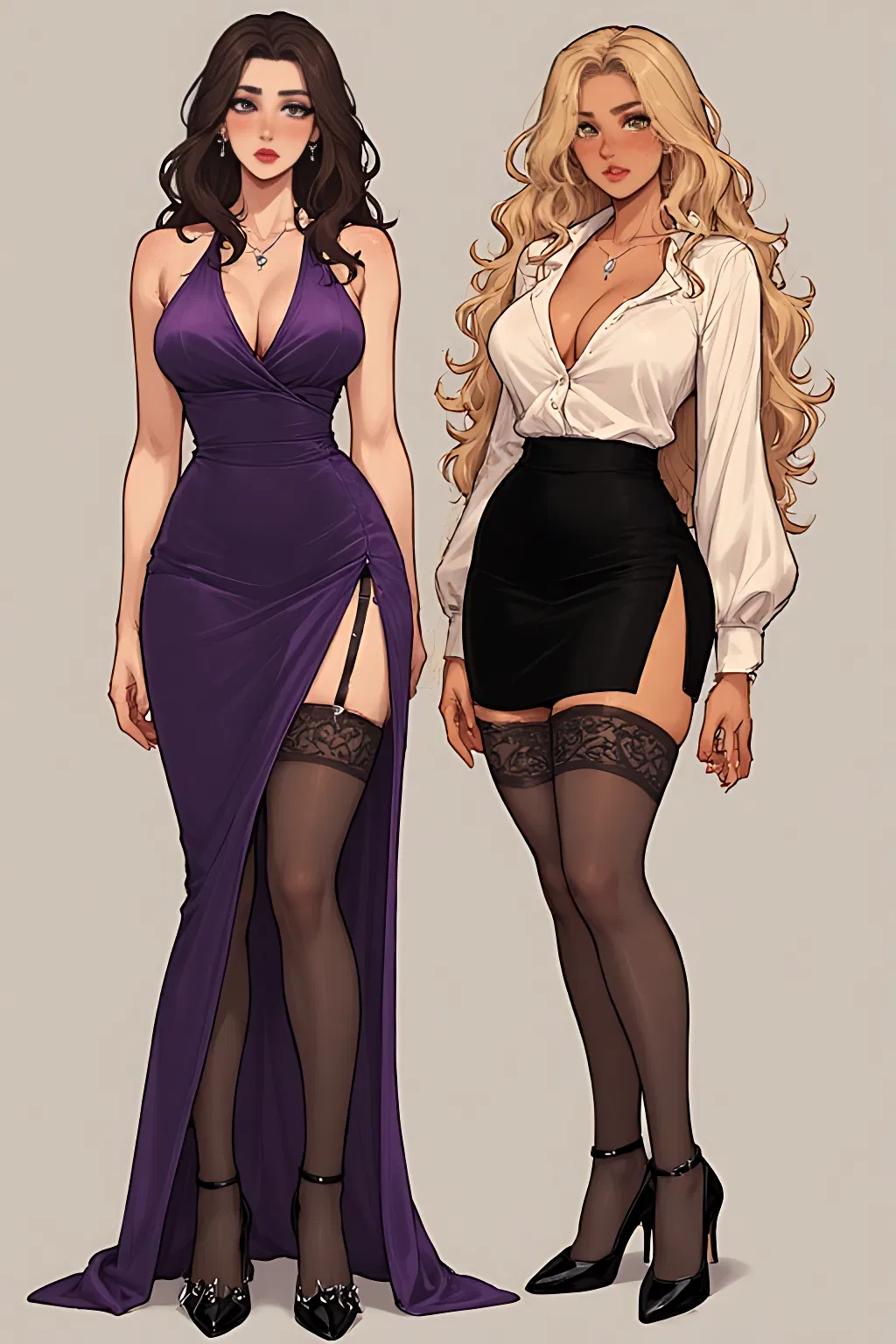 Avatar of Victoria Ashworth & Isabella Rossi - Stotic Wife vs Her Secratary