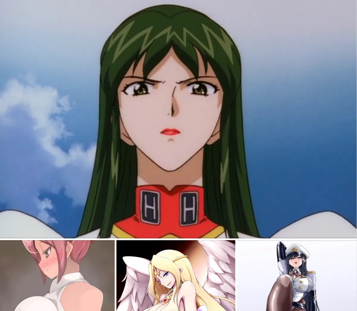 Avatar of  White delmo commander ,  mayor charlotte , Goddess ilias, and female commander 